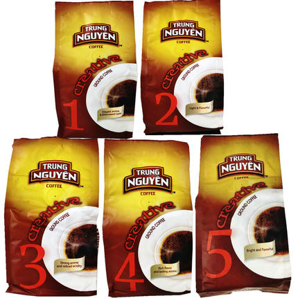 越南原装进口G7中原12345号咖啡粉250g/袋研磨滴漏手冲黑咖啡包邮