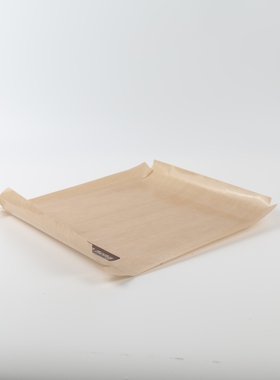 三能不沾油布 玻璃纤维 高温不沾布28 28cm配金色不沾方盘SN04823