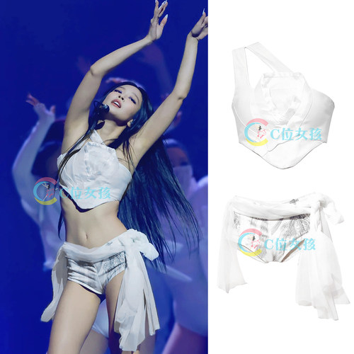 jennie同款打歌服kpop爵士演出服