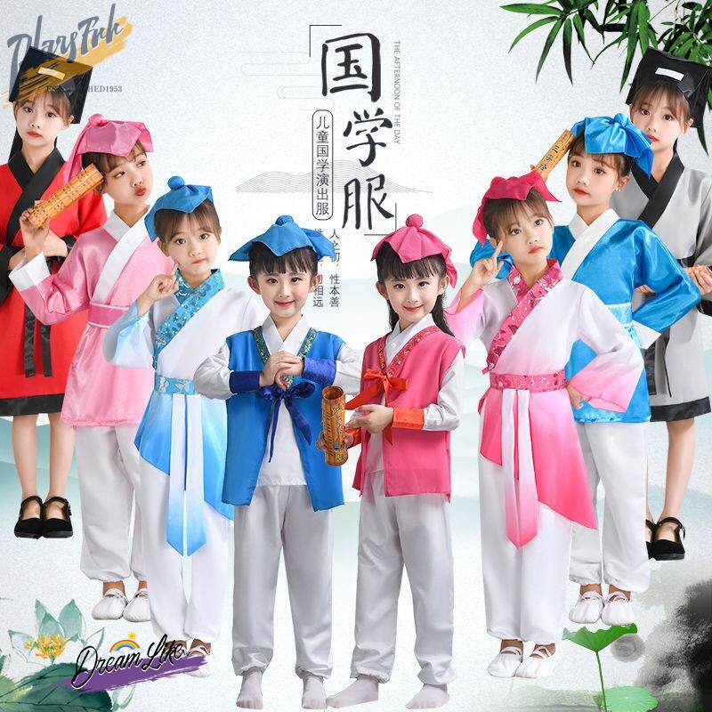 愚公移山司马光砸缸演出服装道具古装汉服儿童幼儿园活动演出男女