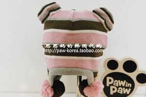 韩国专柜冬款男童女童帽子PPAC24V220AGAM