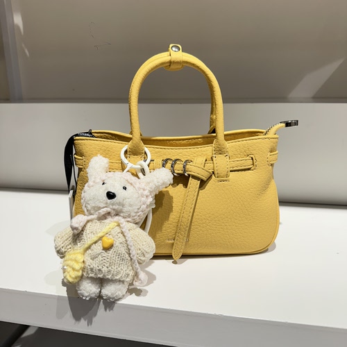 康康家新款复古休闲慵懒风荔枝纹手提菜篮子包包实用时尚简约斜挎