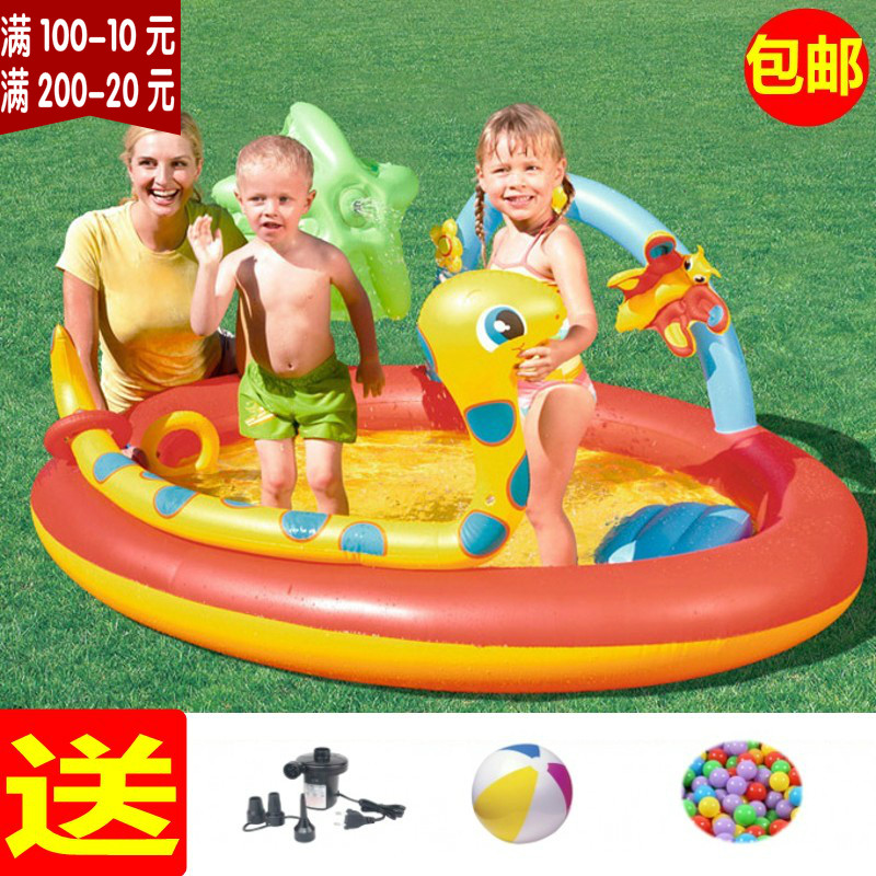 动物喷水池蛇型泳池小号阳台水池