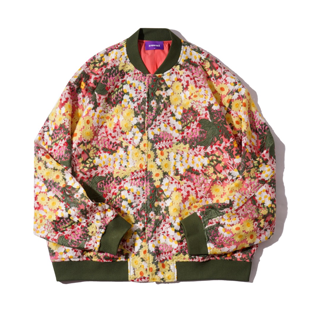 着而乐趣ANEW紫标鲜花浪漫外套