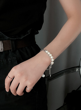 奇志爷爷男士钛钢潮流手链