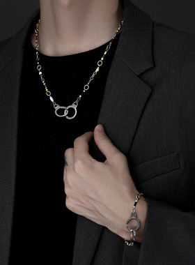 钛钢男潮高级感项链小众设计