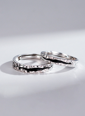 男士潮流情侣戒指不掉色