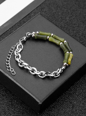 男士钛钢潮流手链原创设计