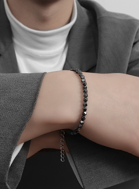 奇志爷爷男士混合材质手链