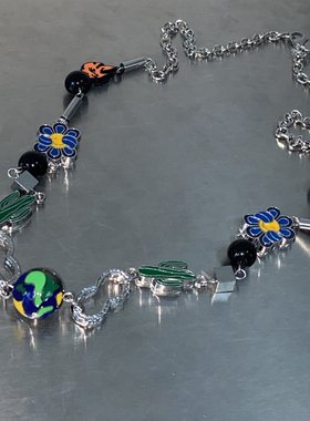 钛钢男士原创潮流项链高级感