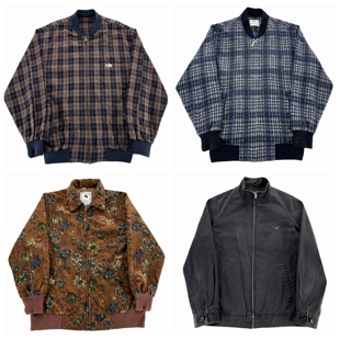 vintage古着棒球服复古哈灵顿工装阿美咔叽港风做旧秋冬外套V424