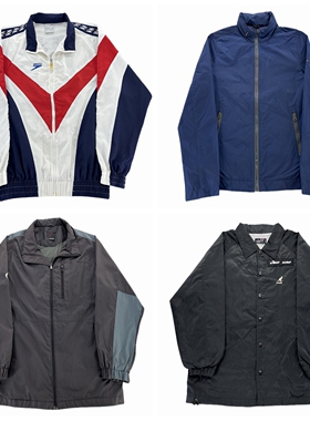 vintage古着外套美式复古oldschool日系学院风宽松做旧春秋夹克Y5