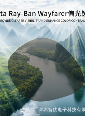 Meta Rayban太阳镜片 防UV偏光适用Meta Ray-Ban Wayfarer RW4008