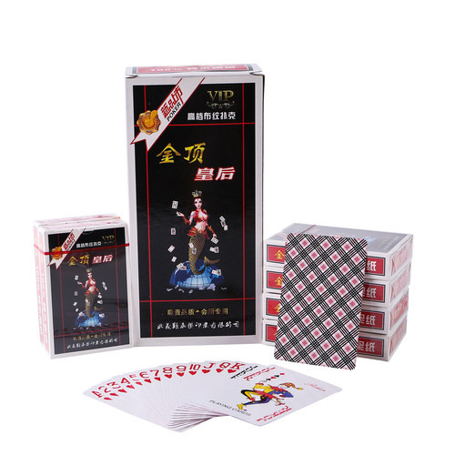 100副正品授权原厂强哥金顶803型号整箱10副便宜特价纸牌扑克牌 - 封面