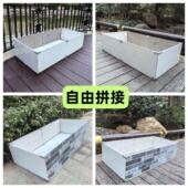 大理石固定夹子石材卡扣加厚款 铝合金种菜箱种花盆瓷砖箱组合卡子