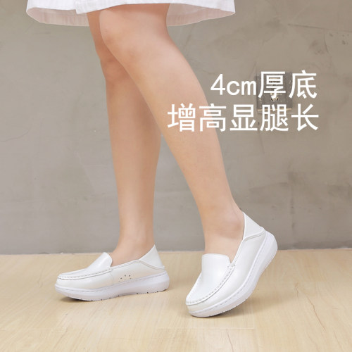两穿设计妮狒狒镂空护士鞋