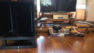 还音音响杰士史卡拉la scala号角音箱四柱脚架没有配任何金属钉垫