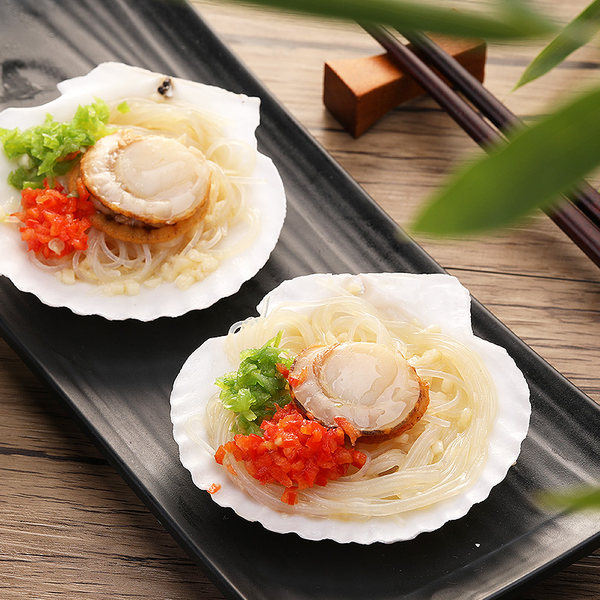 领鲜未来 大连蒜蓉粉丝扇贝 800g 优惠券折后￥59.9空运包邮（￥79.9-20）