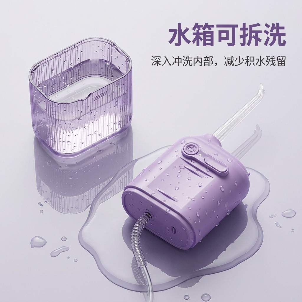 便携式伸缩冲牙器可拆水箱精准洁齿迷你随身水牙线正畸清洁洗牙器