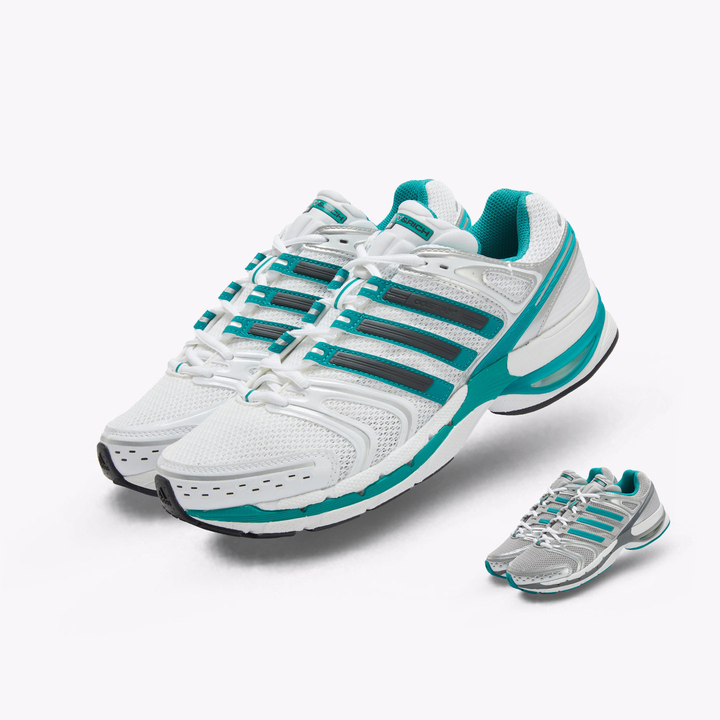 Adidas/阿迪达斯 x Sporty & Rich 联名男女百搭白绿跑步鞋IH9707