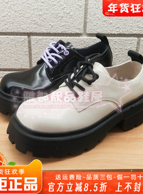 正品Kiss Kitty女鞋促销春新款英伦小皮鞋休闲厚底单鞋SA32166-38