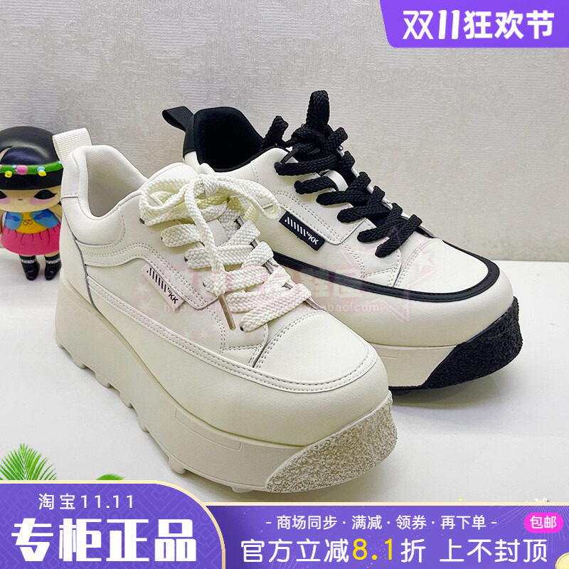 正品Kiss Kitty女鞋热销春新款系带休闲带小白鞋运动鞋SA54165-61