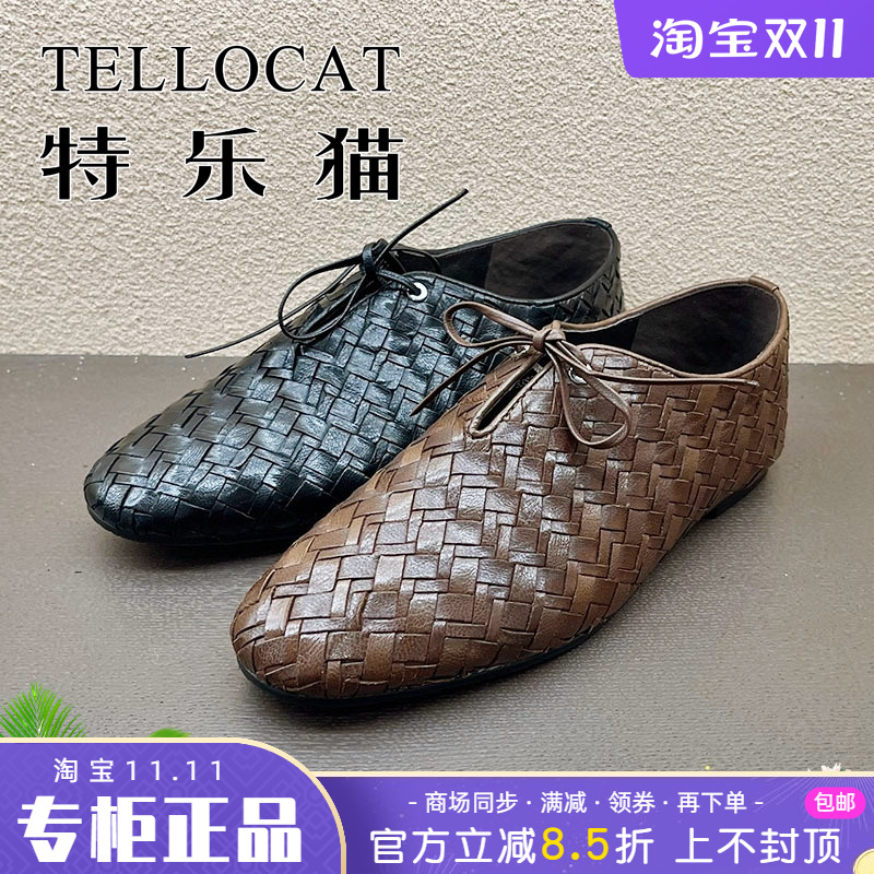 专柜正品特乐猫女鞋2025冬新款时尚低跟舒适圆头羊皮单鞋时尚