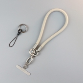 高级奶茶手腕手机挂绳女结实防丢手机垫片手机链钛原色电话绳挂链