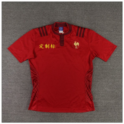 RUGBY jersey法国队男橄榄球衣跑步运动上衣  #T21415