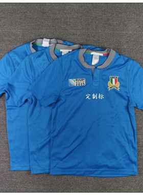 RUGBY jersey意大利纪念版大童橄榄球衣跑步运动上衣  #T21255
