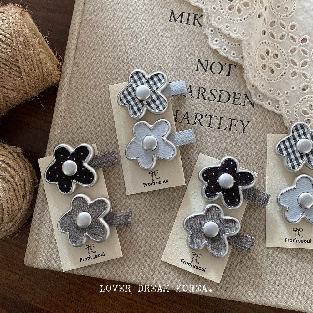 小红书新款韩版黑白小香风发饰套装花朵感百搭发饰发夹夹,饰品/流行首饰/时尚饰品新,发饰,淘宝优惠券,粉丝福利购,淘宝优惠卷