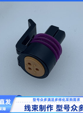 汽车原装 12065287 德尔福3孔 连接器 外壳 护套 插接件 线束插头