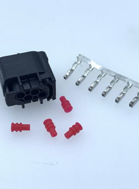 原装 汽车 线束插头 胶壳 护套 胡连 4孔 33VFCA04FBK 现货连接器