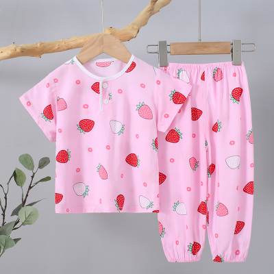 睡衣绵绸家居服夏季空调家居服