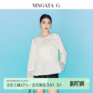 穿搭国风中老年新中式 春夏款 上衣 水墨江南 宫小妍