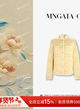 宫小妍【黄彩堂】新中式绵羊毛骆驼绒加棉秋冬外套50715