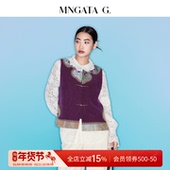 桑蚕丝新中式 曼加塔 香云纱·富贵如意 国风马甲5071504