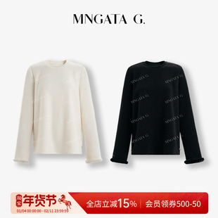 曼加塔【水貂毛·暖洋洋】新中式风秋冬上衣5091753