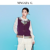 国风马甲5071504 桑蚕丝新中式 宫小妍 香云纱·富贵如意