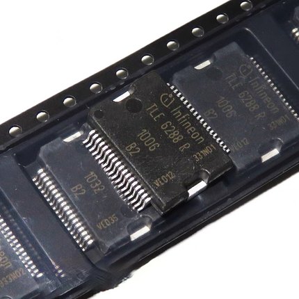 TLE6288R 大众现代迈腾发动机电脑板电磁阀驱动芯片 现货贴片