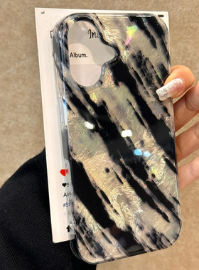 黑色涂鸦适用苹果15promax手机壳iphone16pro个性12华为mate60新款pura70/vivo小米14红米note13荣耀oppok70