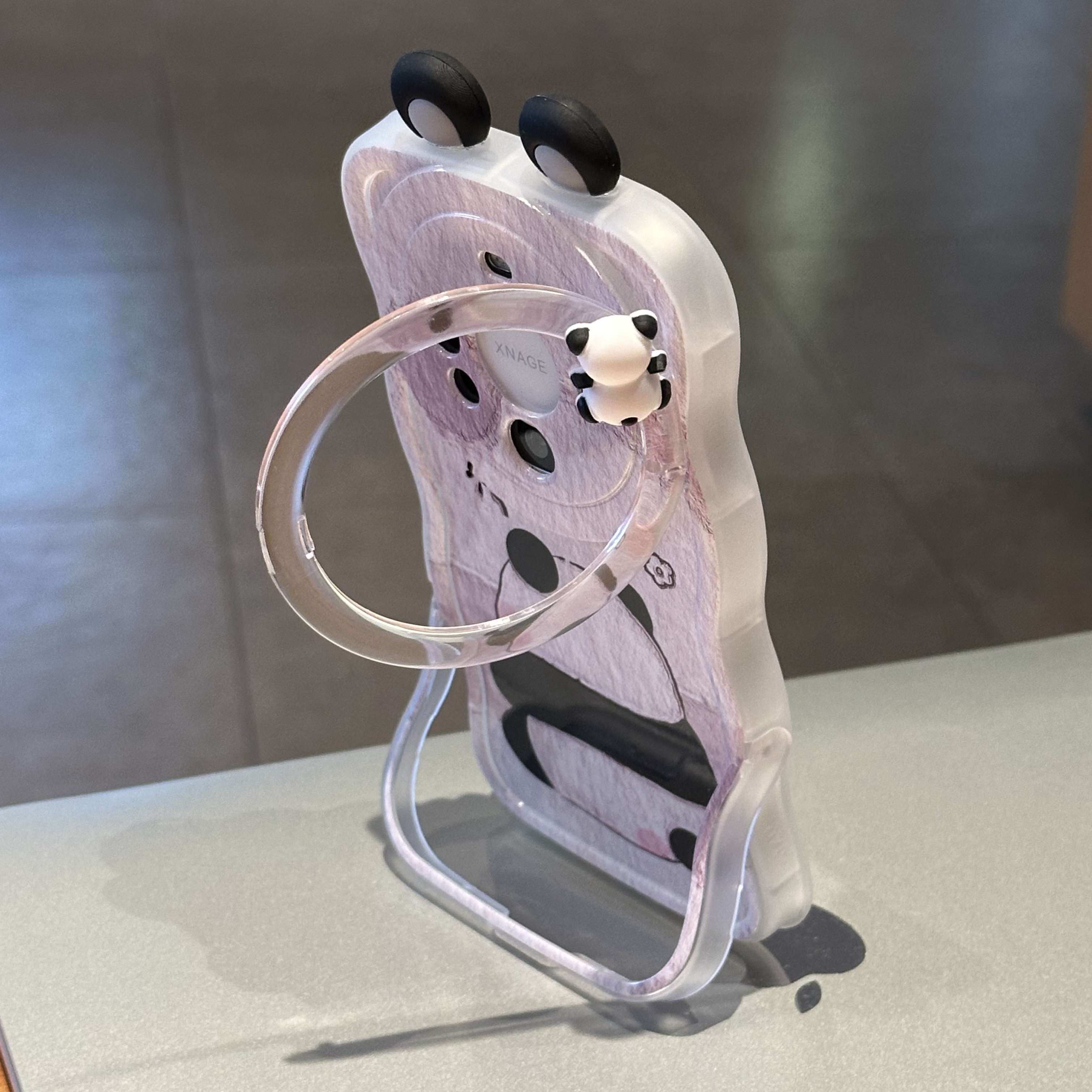 熊猫板凳双支架适用iPhone16pro手机壳13苹果15promax可爱14卡通12华为mate70新款vivo小米15红米k80荣耀oppo