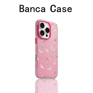 新款 小马涂鸦适用苹果16promax手机壳iphone14pro多巴胺13promax卡通12日韩可爱11全包15防摔17pro肤感果冻壳