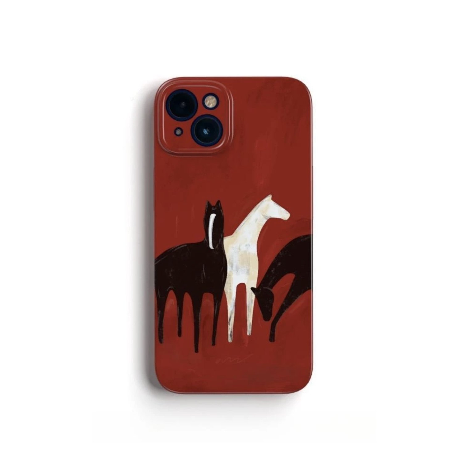 马到成功艺术适用iPhone17promax手机壳苹果16菲林14华为mate70创意vivo小米15全包oppo红米k80硬壳荣耀300套