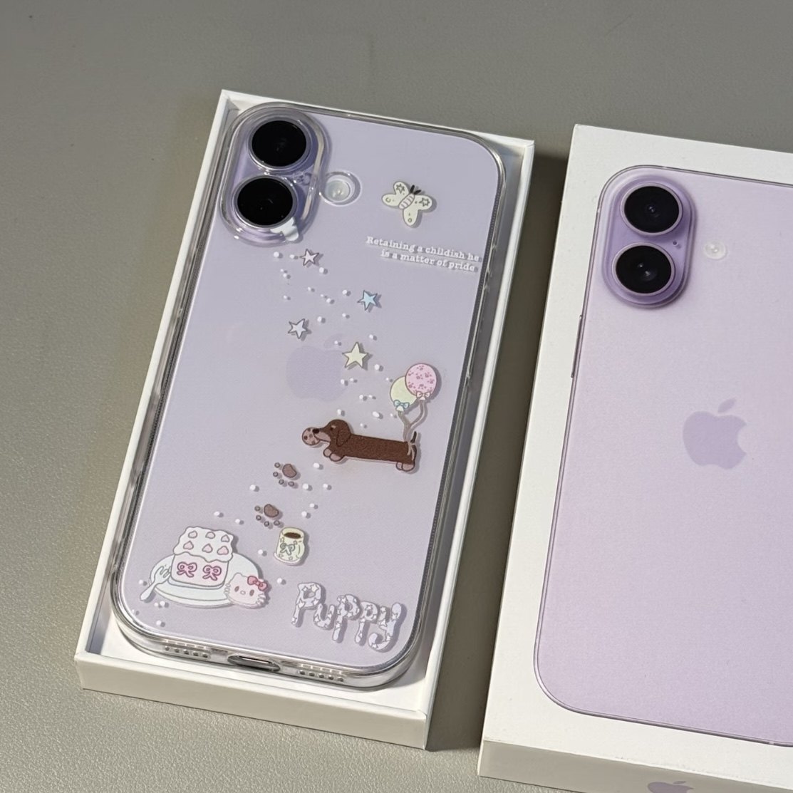 腊肠狗插画适用iphone16promax手机壳15苹果17透明13华为mate70潮vivox200小米14防摔oppo软壳12红米k80荣耀