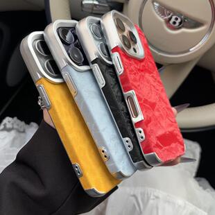 雪山纹绒布适用苹果16pro手机壳iPhone15promax新款 p70小米14软壳vivoos19荣耀opporeno12套 13华为mate60个性