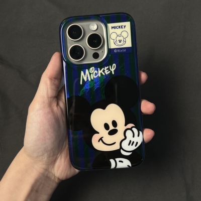 可爱卡通米奇渐变晕染手机壳防摔