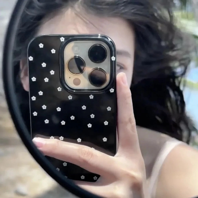 小碎花16promax手机壳软壳小清新