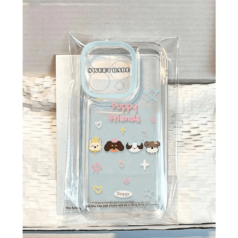 星星小动物适用苹果15promax手机壳iphone16/12女mate60透明红米note13防摔小米14华为pura70荣耀软壳vivoppo
