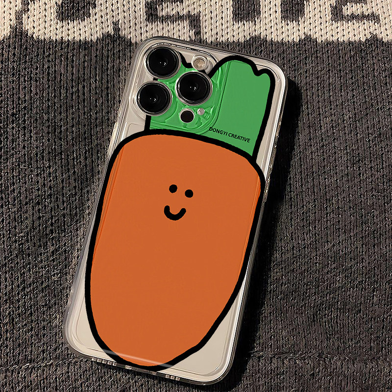 表情大萝卜适用iphone16promax手机壳14苹果13透明14华为mate70卡通vivox200小米15防摔oppo软壳红米k80荣耀,3C数码配件,手机保护套/壳,淘宝优惠券,粉丝福利购,淘宝优惠卷